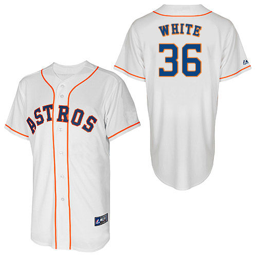 Alex White #36 Youth Baseball Jersey-Houston Astros Authentic Home White Cool Base MLB Jersey